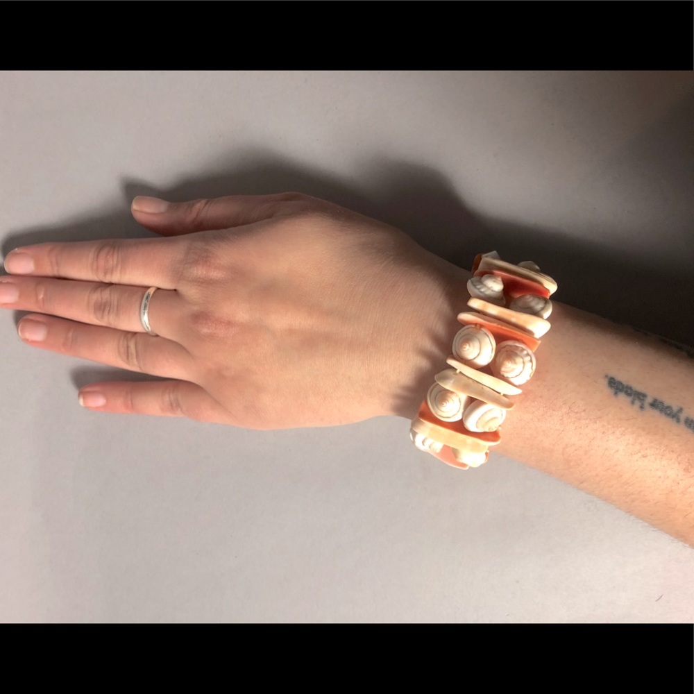 Pink Seashell Bracelet
